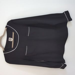 Black and white Anne Klein Top